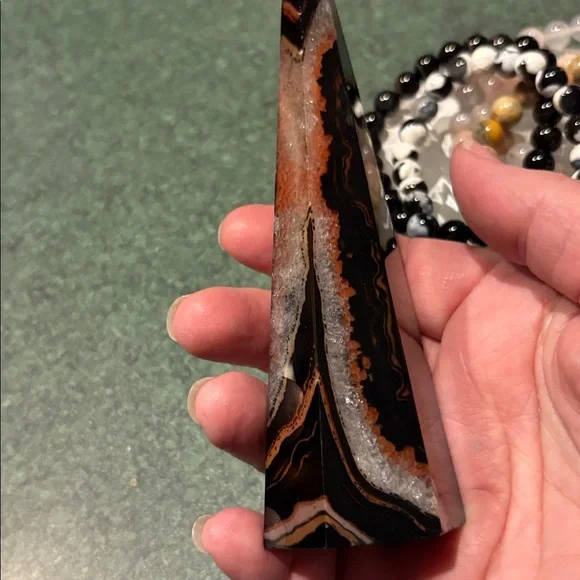 Agate bracelets & obelisk bundle - Picture 6 of 7